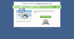 Desktop Screenshot of negstproduction.de